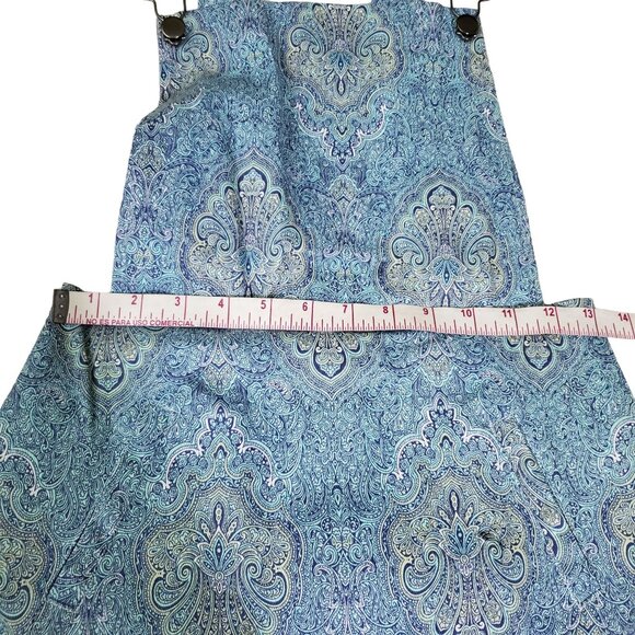 LF Angel Biba womens Romper dress blue color size 6 adjustable 100 % cotton new - Picture 5 of 14